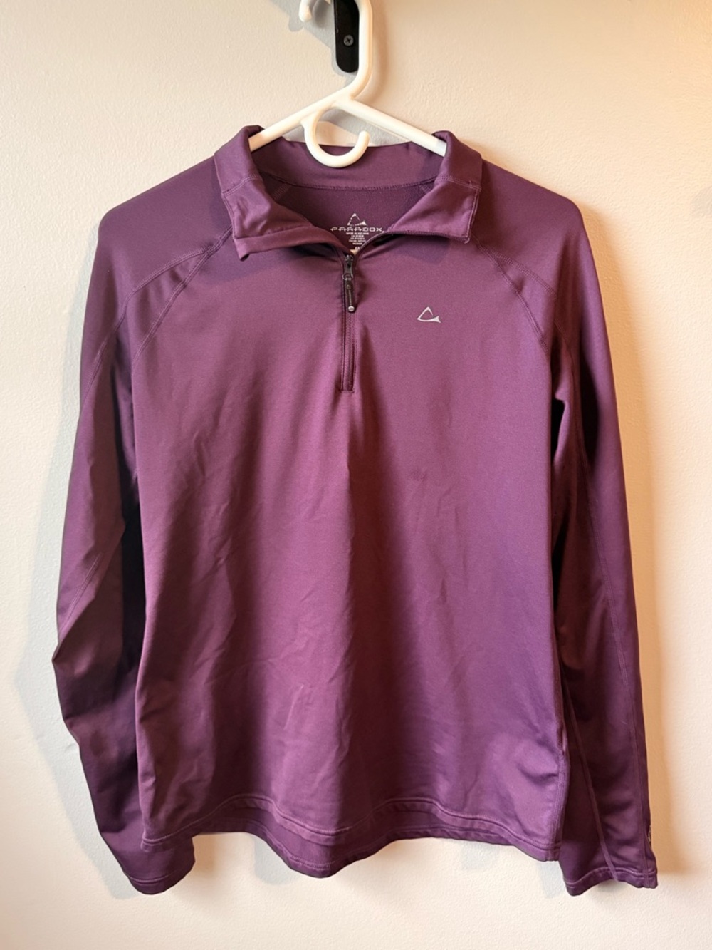 Quarter Zip Pullover from Paradox in Purple